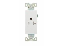 Cooper Eaton TR6350W-BOX Receptacle Tamper Resistant Deco Single 20A125V 2P3W B/Swire White