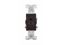 Cooper Eaton TR817B-BOX Receptacle Single Tamper Resistant 15A125V 2P3W Str Swire BR