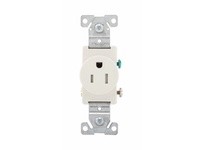 Cooper Eaton TR817LA-BOX Receptacle Single Tamper Resistant 15A125V 2P3W Str Swire LA