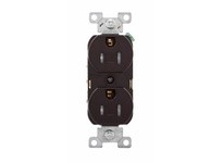 Cooper Eaton TRBR15B-BXSP Receptacle Tamper Resistant Duplex 15A 125V 2P3W Str B&S BR