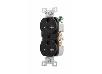 Cooper Eaton TRBR20BKBXSP Receptacle Tamper Resistant Duplex 20A | YarinInd