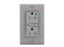 Cooper Eaton TRSGFH20GY GFCI TR HG Self Test Duplex 20A 125V Gray | High-Quality Electrical Outlet