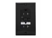Cooper Eaton TRSGFNL20BK NL GFCI Tamper Resistant ST Duplex 20A 125V Black | YarinInd