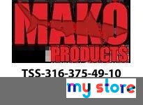 Mako TSS-316-375-49-10 3/8" - Seamless Stick Tubing - 316 Stainless Steel - .049 Wall - 10' Stick