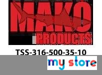 Mako TSS-316-500-35-10 1/2" Seamless Stick Tubing | 316 Stainless Steel | YarinInd