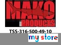 Mako TSS-316-500-49-10 1/2" Seamless Stick Tubing - 316 Stainless Steel | YarinInd