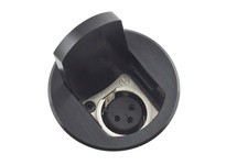 Hubbell Wiring TTBXLRBK TABLETOP BOX 1 XLR JACK BK