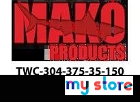 Mako TWC-304-375-35-150 3/8" Welded Coil Tubing - 304 Stainless Steel | 150' Coil