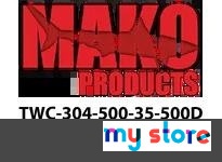 Mako TWC-304-500-35-500D 1/2" - Welded Coil Tubing - 304 Stainless Steel - .035 Wall - 500' Coil - Domestic