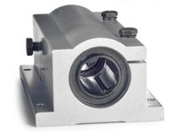Thomson Linear TWN6ADJ-BG Linear Bearing, Ball Bushing, Pillow Block, Super, 0.375 in, Closed, Twin, Self-aligning, Adjustable, 