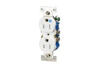 Cooper Eaton TWR270LA Receptacle Tamper & Weather Resistant Duplex 15A 125V 2P3W Str LA