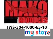 Mako TWS-304-1000-65-10 1" - Welded Stick Tubing - 304 Stainless Steel - .065 Wall - 10' Stick