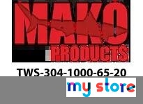 Mako TWS-304-1000-65-20 1" - Welded Stick Tubing - 304 Stainless Steel - .065 Wall - 20' Stick