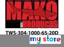 Mako TWS-304-1000-65-20D 1" - Welded Stick Tubing - 304 Stainless Steel - .065 Wall - 20' Stick - Domestic