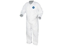 MCR TY120SXL Tyvek Coverall w/collar zipper front open sleeves/ankles