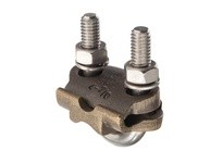 NSI UC-104 Heavy Duty Ground Connector 1/2 Rod 1/4 Pipe | Durable & Reliable