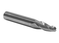 Whitney Tool 02205 HSS Tapered Ball End Mill, 4 Degree, 1/2" Tip Diameter | Industrial Tools