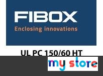 Fibox UL PC 150/60 HT Enclosure PC 7.l"x5.l"x2.4"(2" base depth) transparent cover UL