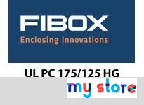 Fibox UL PC 175/125 HG Enclosure PC 7.l"x7.l"x4.9"(2" base depth) opaque cover UL