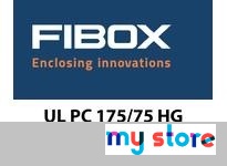 Fibox UL PC 175/75 HG Enclosure PC 7.l"x7.l"x3.0"(2" base depth) opaque cover UL