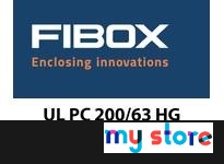 Fibox UL PC 200/63 HG Enclosure PC 10"x7.l"x2.5"(2" base depth) opaque cover UL