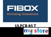 Fibox ULPCB 85 T enclosure 4.3"x3.l"x3.3" transparent cover