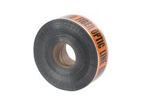 NSI ULTD-342 3 ORANGE DETECTABLE UNDERGROUND LINE TAPE BURIED FIBER OPTIC LINE BELOW