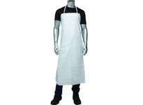 UPW-45 West Chester 8 mil. 45" White Vinly Apron Sewn Edge WCPG