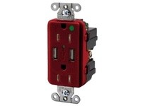 Hubbell Wiring USB8200R RECEP DUP HG 15A 125V 3.8A USB | Industrial Supplies