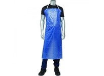 UUB-50 West Chester 6 mil. 50" Blue Vinyl Apron Raw Edge WCPG