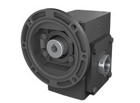 Hub City 0230-00850 60:1 Ratio, Cast Iron Single-Reduction Worm Reducer, 0.625" Input Diameter, 0.625" Output Diameter, C-Face Q