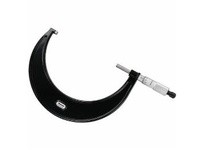 Starrett V436.1MXRL-150 Outside Micrometer, Ratchet Thimble, Carbide Anvil-Spindle, 125-150mm Range, 0.001mmOutside Micrometer, 