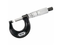 Starrett V436.1MXRL-25 Outside Micrometer, Ratchet Thimble, Carbide Anvil-Spindle, 0-25mm Range, 0.001mmOutside Micrometer, Ratc