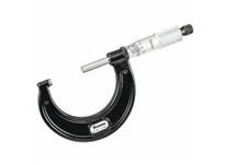 Starrett V436.1MXRL-50 Outside Micrometer, Ratchet Thimble, Carbide Anvil-Spindle, 25-50mm Range, 0.001mmOutside Micrometer, Rat