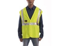 Tingley V81622-2X/3X JOB SIGHT FR Hi-Vis Class 2 Flame Resistant Safety Vest - Fluorescent Yellow-Green Size 2XL/3XL