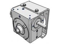 Hub City 0230-01438 15:1 Ratio, Cast Iron Single-Reduction Worm Reducer, 0.625" Input Diameter, 0.938" Output Diameter, Shaft In