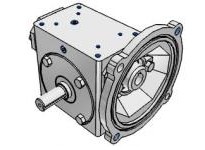 Hub City 0230-01472 7.5:1 Ratio, Cast Iron Single-Reduction Worm Reducer, 0.625" Input Diameter, 0.750" Output Diameter, C-Face 