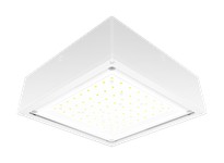 RAB VANLED52NFW VANLED 52W 4000K Flat Clear Lens 120-277V 0-10V White