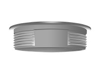 RAB VC1S VAPORPROOF 100 Ceiling Silver Less Globe | Durable Industrial Lighting