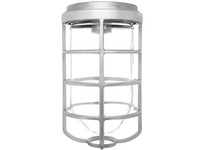 RAB VC200DGS VAPORPROOF 200 Ceiling Silver With Glass Globe Cast Guard