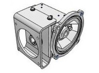 Hub City 0230-01680 25:1 Ratio, Cast Iron Single-Reduction Worm Reducer, 0.625" Input Diameter, 1.000" Output Diameter, C-Face Q
