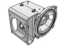 Hub City 0230-01690 15:1 Ratio, Cast Iron Single-Reduction Worm Reducer, 0.875" Input Diameter, 0.938" Output Diameter, C-Face Q