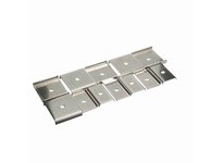 System Plast VG-011-WDR Rail Clamp (Double), Stainless Steel, 3" Width, 0.79" Height, Series VG-011Rail Clamp (Double), Stainles