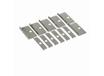 System Plast VG-012-03-SH Rail Clamp (Single), Stainless Steel, 3" Width, 1.5" Length, 0.75" Height, Series VG-012Rail Clamp (Si