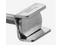 System Plast VG-015M-02 Rail Clamp (Single), Stainless Steel, 1" Width, 0.89" Height, M8 Thread, Series VG-015Rail Clamp (Single