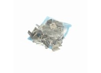 System Plast VG-018M-02 Rail Clamp (Single), Stainless Steel, 0.85" Width, 1" Length, 0.85" Height, M8 Thread, Series VG-018MRai