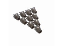 System Plast VG-019-12 Rod End, Acetal, 1.06" Width, 1.46" Length, 1/2" or 5/8" Rod Diameter, 1.36" Height, Series VG-019Rod End