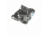 System Plast VG-021-02 Rod Clamp for Rod or Flat Bar, Polyamide, 0.9" Width, 2.34" Length, 1/2" Rod Diameter, 1.37" Height, Seri