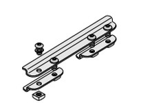 System Plast VG-113S-08G Rail Clamp (Sliding), Stainless Steel, 8" | YarinInd