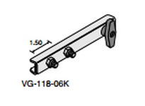 System Plast VG-118-06K Rail Clamp (Splice), Stainless Steel | YarinInd